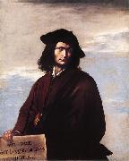 Salvator Rosa Self-portrait painting